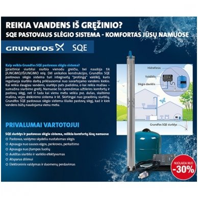 Grundfos gręžinio siurblys SQE 2-85 1,15kW 2