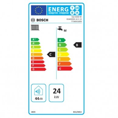 Dujinis katilas Bosch Gaz Star 4000W 24kW 1