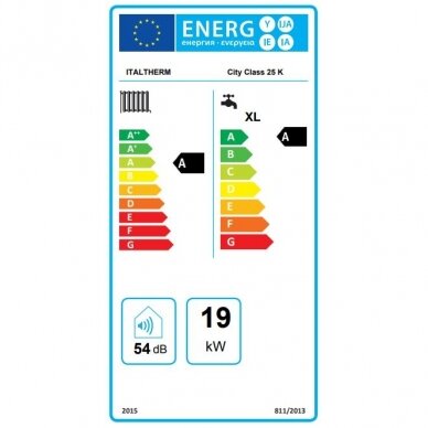 Dujinis kondensacinis katilas italtherm City Class 35K 2