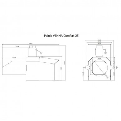 Granulių degiklis Venma Comfort 5-25 kW 3