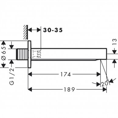 Hansgrohe snapas voniai Finoris 76410670 1