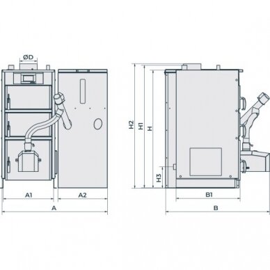 Kamen PELLET Kompakt 17kW 2