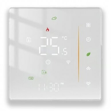 Konveka potinkinis laidinis patalpos termostatas TW 230/16W, WiFi