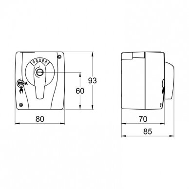 LK Armatur pavara LK950 1~230V; 140s; 10Nm 1