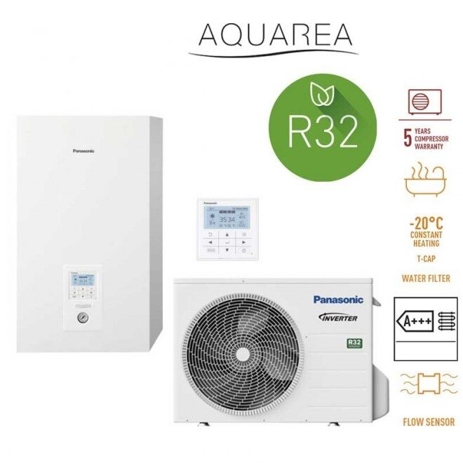 Panasonic Aquarea šilumos Siurblys Bi-Bloc 3kW | Panasonic | Oras ...