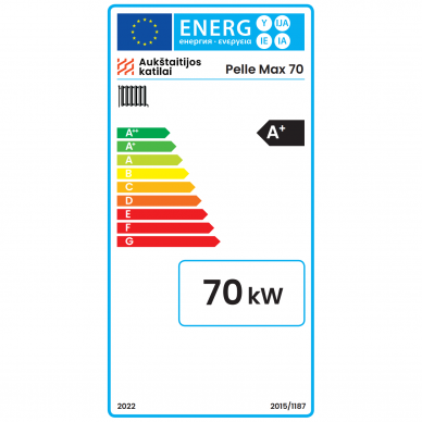 Pramoninis granulinis katilas PELE MAX 70kW 3