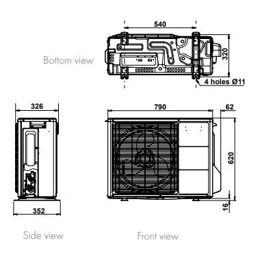 Šilumos siurblys Atlantic Alfea Extensa A.I. 8kW R32 2