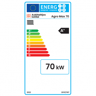 Universalus granulinis katilas AGRO MAX 70kW 3