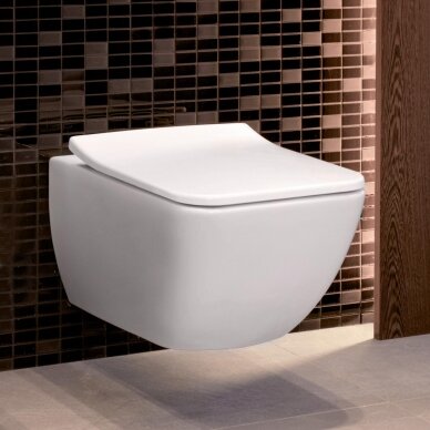 Villeroy&Boch pakabinamas unitazas Venticello "Direct Flush" C+ su Soft-Close dangčiu